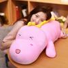 Новая 80 см большая длинная милая плюшевая игрушка динозавр мягкая мультяшная плюшевая кукла крокодил подушка для парня ребенок девочка подарок на день рождения
