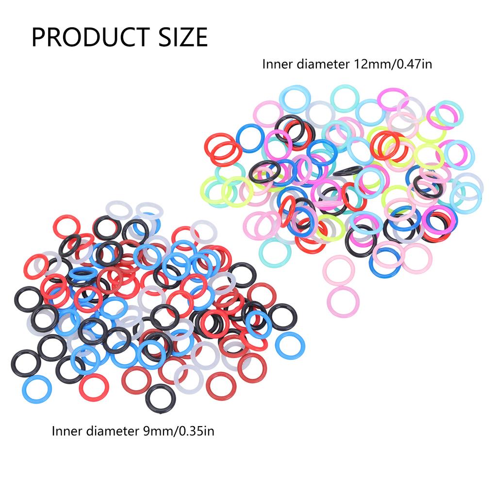 100 шт. разноцветных тренировочных повязок для ног голубей для легкой идентификации и управления в гоночных мероприятиях