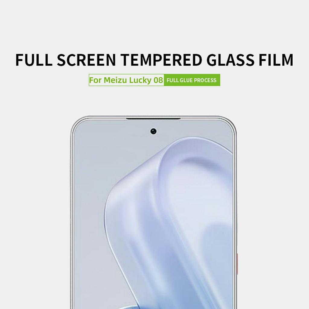 PINWUYO JK Series-2 для Meizu Lucky 08 5G Защитная пленка из высокоалюминиево-кремниевого стекла 9H Полная защита экрана