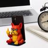Yousheng Забавный Бульдог Держатель для Телефона Дерзкий Бульдог со Средним Пальцем Подставка для Телефона Мультяшная Собака Подставка для Мобильного Телефона для Стола Все Смартфоны