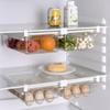 Transparent Fridge Organizer Fruit Egg Refrigerator Storage Box Under-shelf Refrigerator Drawer Box Fresh-keep Kitchen Organizer