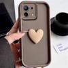 На Mi11 11lite милый силиконовый чехол с сердечком для Xiaomi Mi 11 Lite 5g Ne 4g женский матовый мягкий задний чехол Xiaomi11 Mi11lite