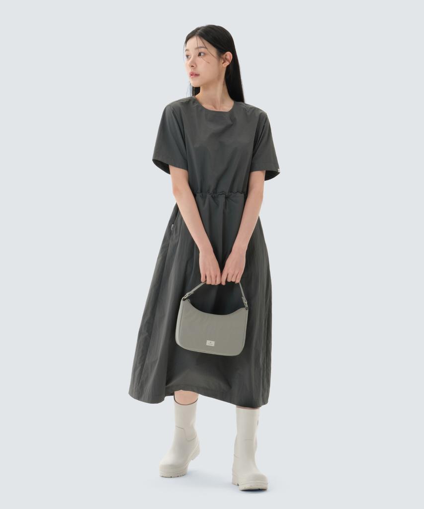 Snow Peak Apparel Taslan Short Sleeve Dress (S26Mwlop53) Urban Green