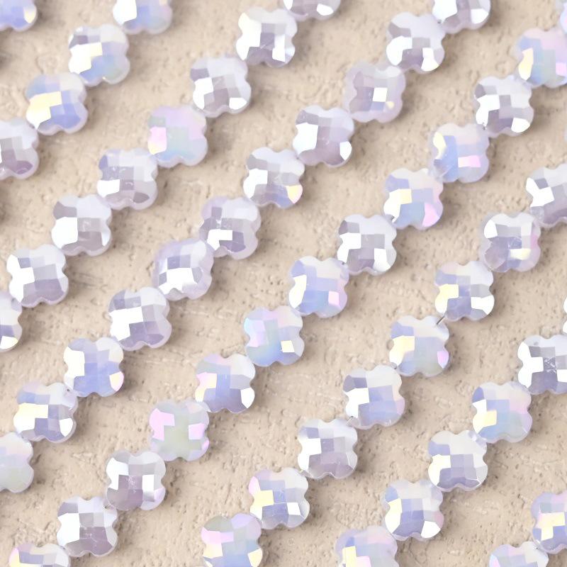 Гальванизированный четырехлистный клевер шерпа бисерные аксессуары для изготовления ожерелий своими руками