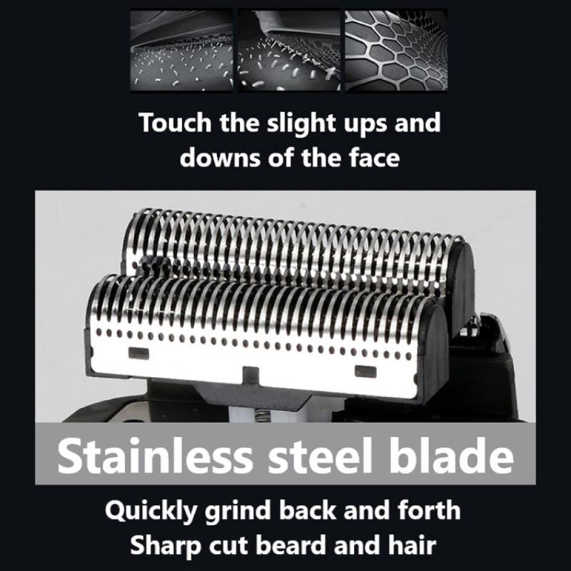 2 шт. оригинальная бритвенная головка, сменное лезвие для Km-2026