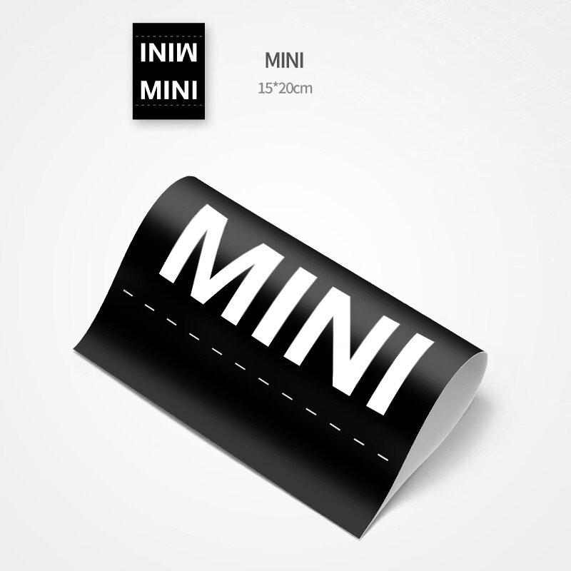 Подходит для BMW mini cooper стиральная этикетка декоративная наклейка на дверь багажник маленькая наклейка на хвост модификация qclyn77