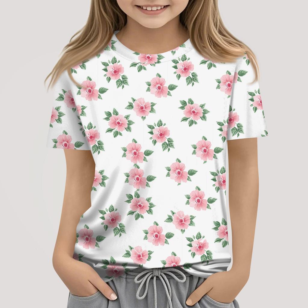 Футболки для малышей, девочек и мальчиков, детские футболки с короткими рукавами и принтом для мальчиков и девочек