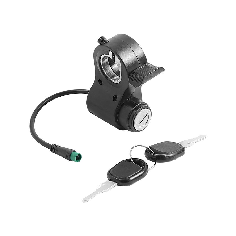 Ручка газа для самоката Kukirin G2 Pro/Max с замком-ключом