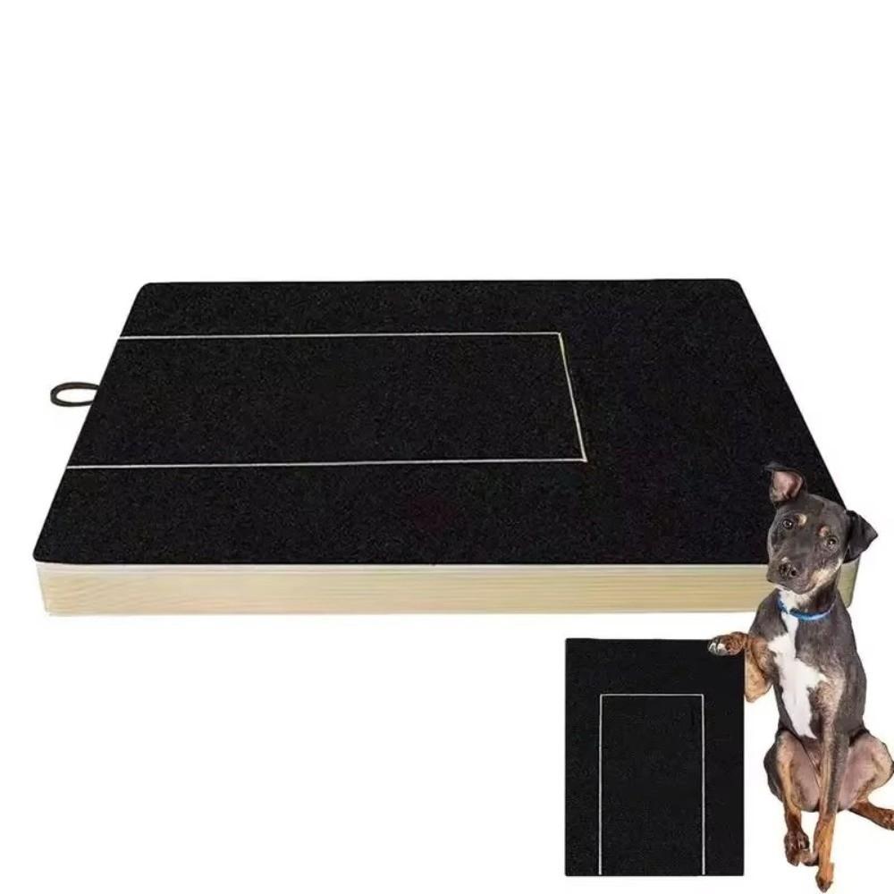 Wooden Dog Scratching Board Pull-Out Dog Scratch Pad Play Grab Board Pet Scratching Board  Paw Care
