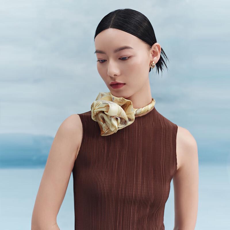 Wanshili Peony Time 100% Silk Square Scarf