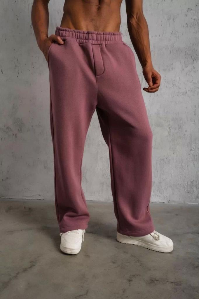Мужской спортивный костюм больших размеров. Мужской спортивный костюм с багги - Dusty Rose