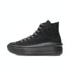 Кеды Chuck Taylor СЕЗОННЫЕ Устойчивые к истиранию Высокие Канвасовые Унисекс Черные A12775C