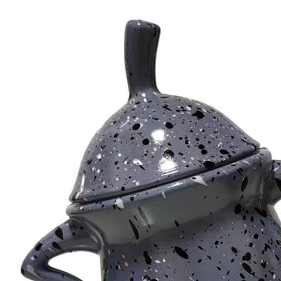 Food Canisters with Attitude Cute Snack Storage Jar Creative Akimbo Cup Mugs Kitchen Storage Container Christmas Decoration