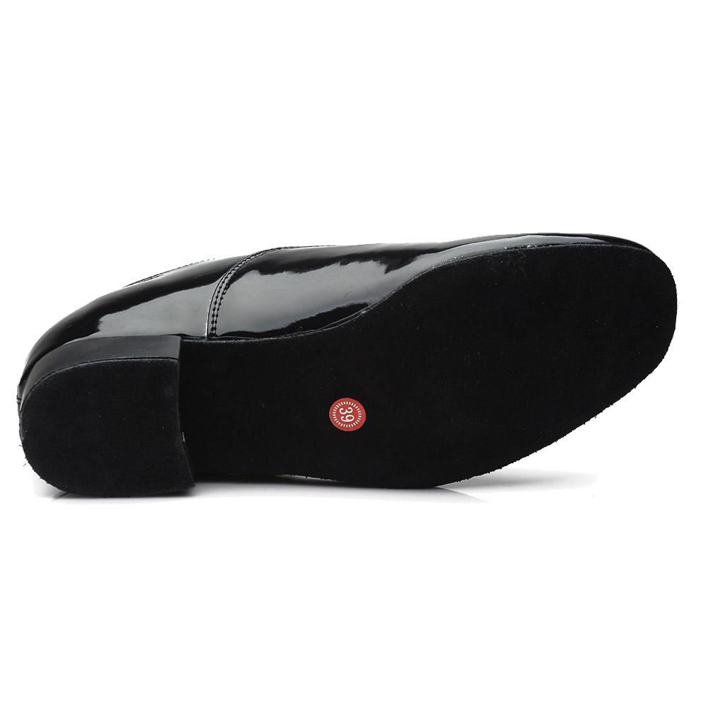 Черные белые глянцевые кожаные мужские современные танцевальные туфли с мягкой подошвой для латиноамериканских танцев сальса стандартные туфли для бальных танцев каблук 2,5 см