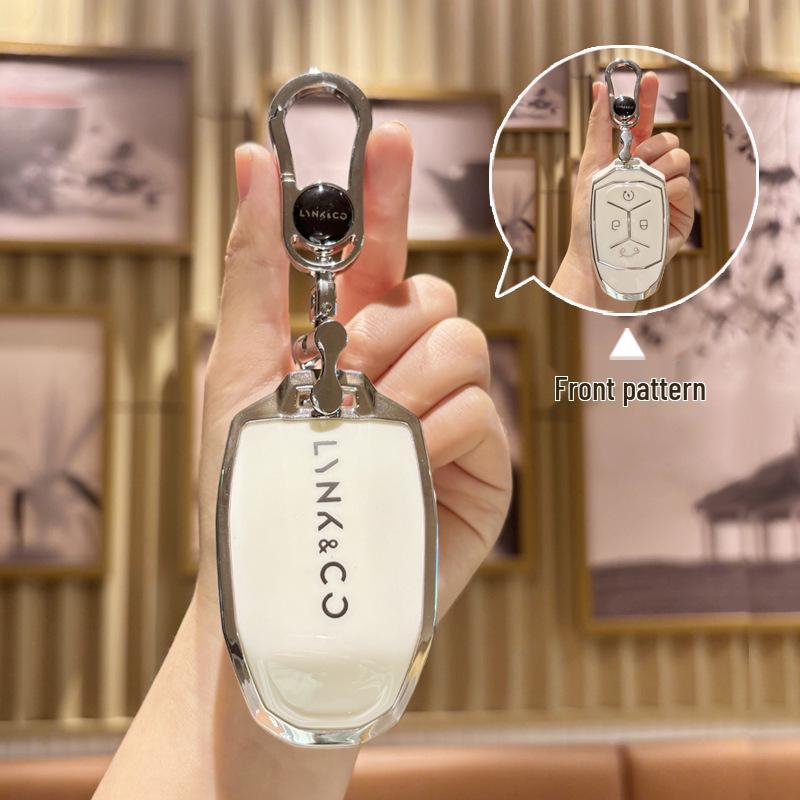 Чехол для ключа Lynk&Co: Мультяшная мода для моделей 01, 02, 03 – Высококачественная сумка для ключей от машины для мужчин и женщин (22 Дизайна)