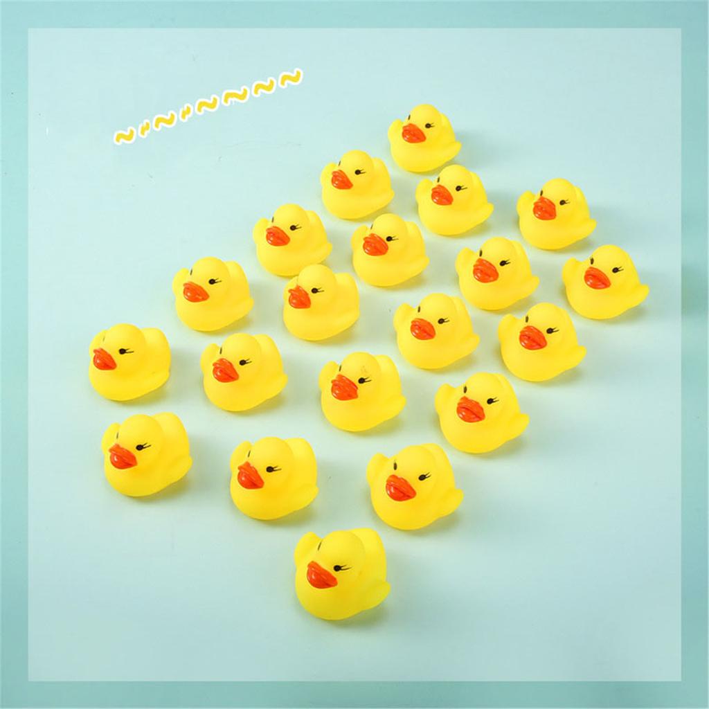 50 штук в упаковке резиновая уточка поплавок детская игрушка для купания душ день рождения сувениры подарок