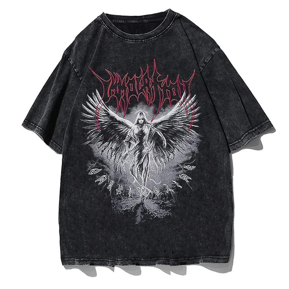 Devil Tarot Debiruman Devilman Crybaby Men's Tshirt Japan Anime Tee Shirt Harajuku Manga T-Shirts Cotton Clothing