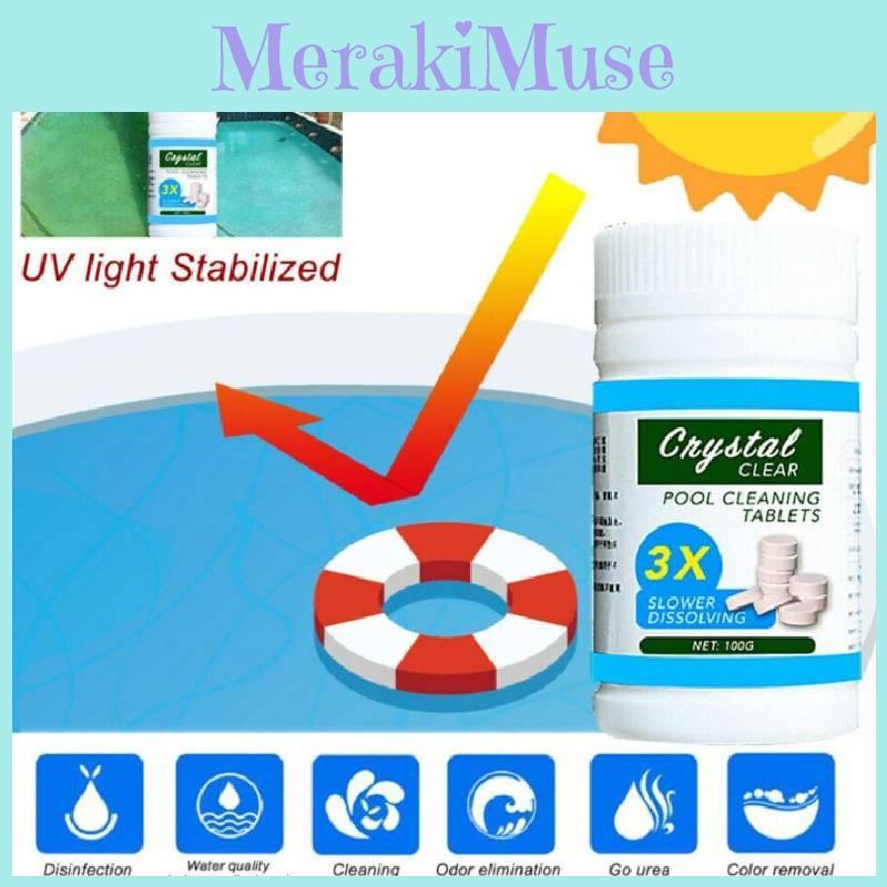 Эффективные таблетки для очистки бассейна для сверкающе чистых общественных бассейнов