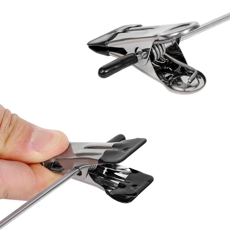 2 шт. Бытовая вешалка для брюк Пластиковая бесшовная вешалка для брюк Бытовая сушилка для одежды Зажим для бюстгальтера и нижнего белья