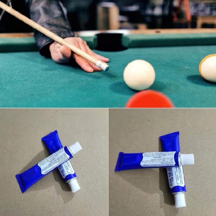 20g Billiard Cue Tip Glues Light Weight Fast Drying Pool Cue Maintenance Glues Billiard Cue Accessories Easy to Use
