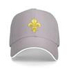Классическая бейсболка Fleur De Lis для мужчин и женщин, персонализированная регулируемая унисекс, шляпа для папы с цветком французской лилии, уличная кепка