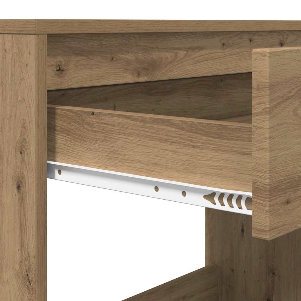 Artisan Oak Desk 100 x 50 x 78 cm Particleboard