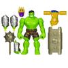MixMashers Hulk Deluxe, figurine 12 cm personnalisable a mélanger et combiner avec accessoires, Marvel, des 4 ans