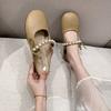 Тапочки женские летние модные с высоким чувством стиля, трендовые, интернет-знаменитость, с закрытым носком, полутапочки с юбкой, французские крутые тапочки