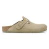 Босоножки-сабо Boston Clog Shoes Suede Regular Width Khaki Unisex Men Women Birken Boston 1025788 [Birkenstock] Faded_Khaki EU42(27,0 см)