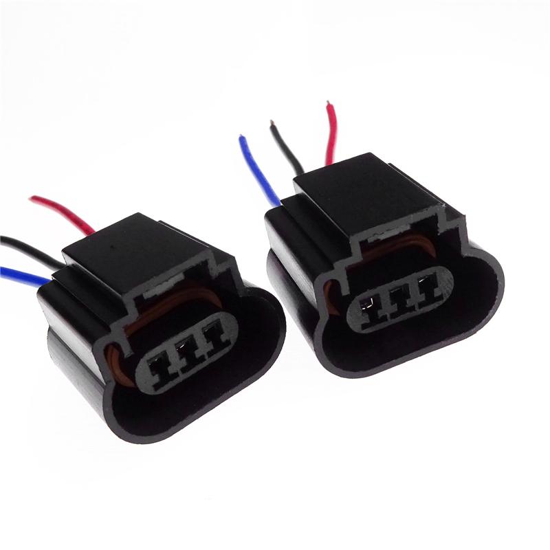 2 шт. ABS автомобильные удлинители для фар адаптеры держатель жгута проводов для H13 гнездовой разъем кабеля автомобильные аксессуары