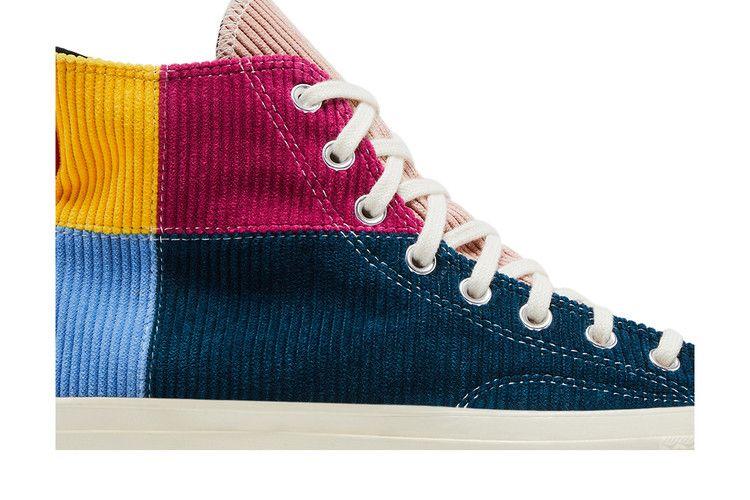 Converse Chuck Taylor All Star 70 Hi Corduroy Patchwork Gold Navy