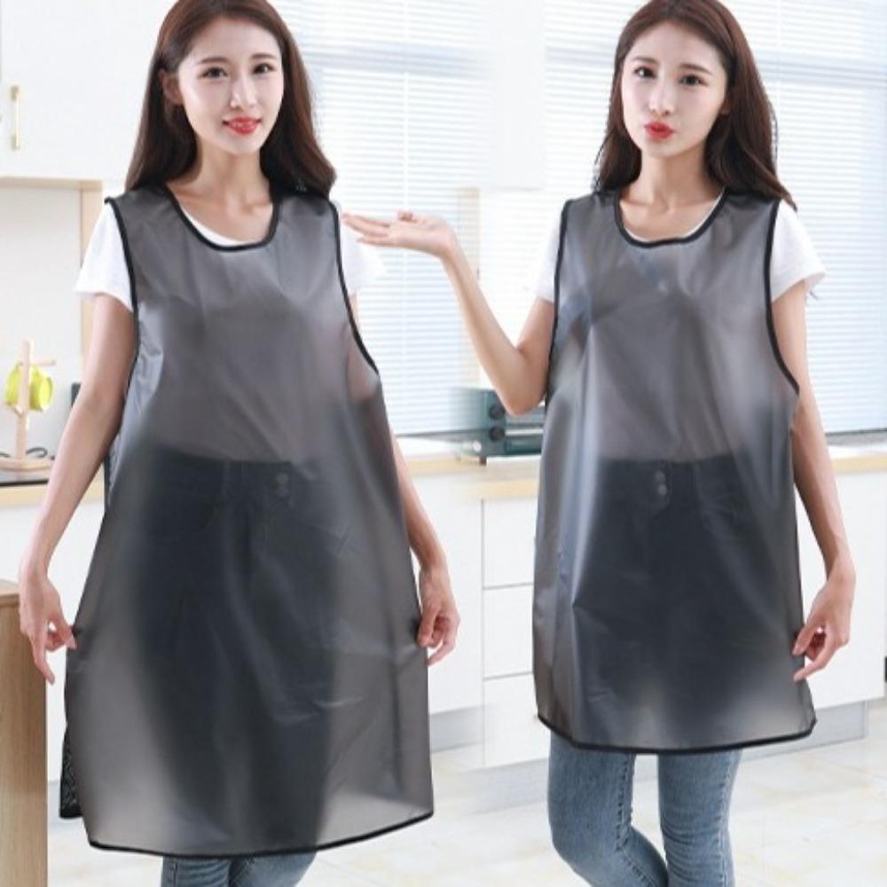 Dishwashing Work Apron with Pockets Cleaning Aprons Fashion Kitchen Apron for Women