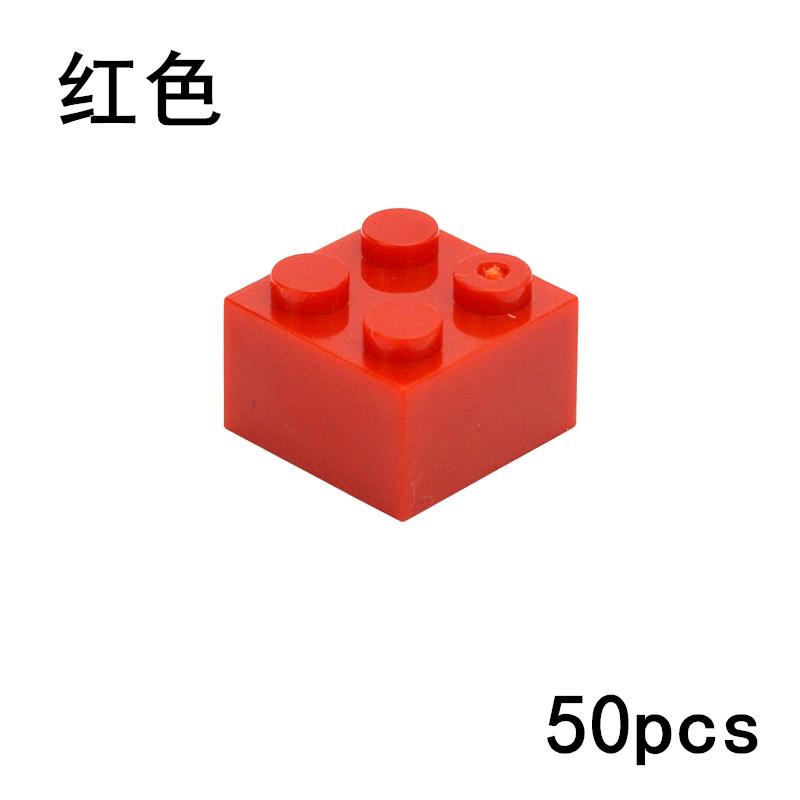 50 ШТ. 2x2 Точки Толстые Фигурки Кирпичики Сборка Конструкция Строительные Блоки Совместимые С 3003 Образовательные Игрушки Для Детей