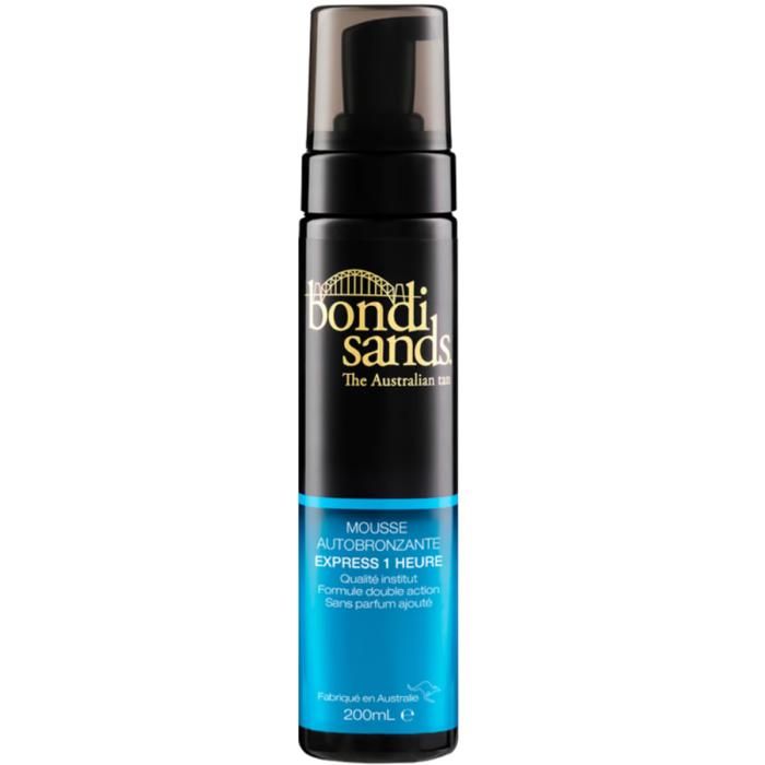 Mousse autobronzante express - BONDI SANDS - Express 1 heure 200 ml - Bronzage intense - Résultat naturel - Séchage rapide