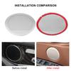 4PCS Stainless Steel Car Audio Speaker Door Trim Covers For 14 18 BMW X5 X6 F15 F16