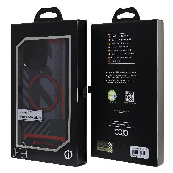 Audi Iml Sport Magsafe Case Iphone 15 Pro Max 6.7 Czarny/Black Hardcase Au-Imlmip15Pm-Rsq/D2-Bk