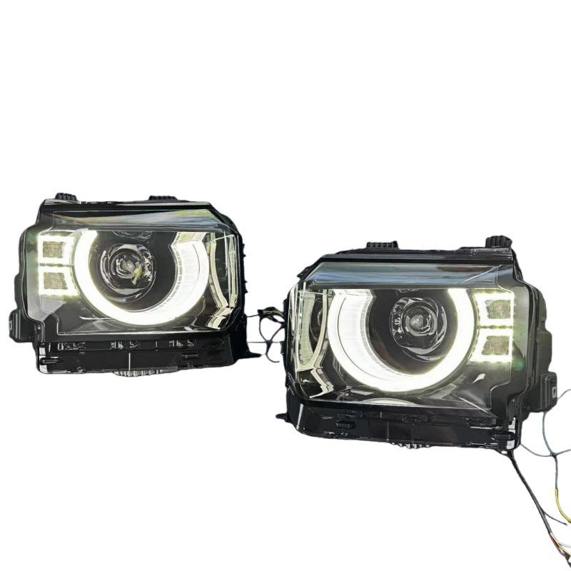 Светодиодная фара в сборе Jetour Traveler T2 (Модели 23-25) - Модифицированные синие светодиодные фары с одним световым потоком