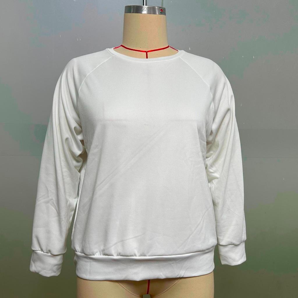 Women's Fashion Casual Long Sleeve Christmas Print Raglan Round Neck Sweatshirt Top