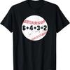 6+4+3=2 Двойная игра 643 Бейсболист Софтбол Бейсболист Футболка