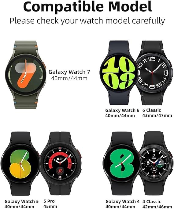 Металлический ремешок 20 мм для Samsung Galaxy Watch 7 FE 6 5 4 44 мм 40 мм Браслет из нержавеющей стали Galaxy Watch 6 4 Classic 47 мм 46 мм
