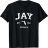 Футболка с винтажным спортивным дизайном Jay Florida FL