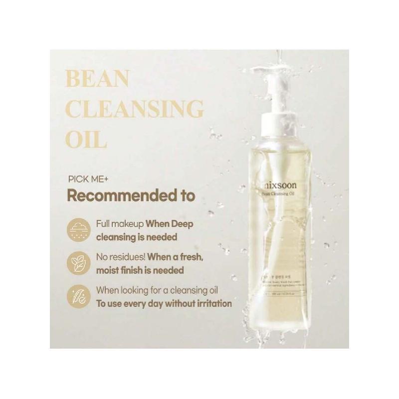 Mixsoon Очищающее масло с бобами / 195 мл Корея Уход за стеклянной кожей