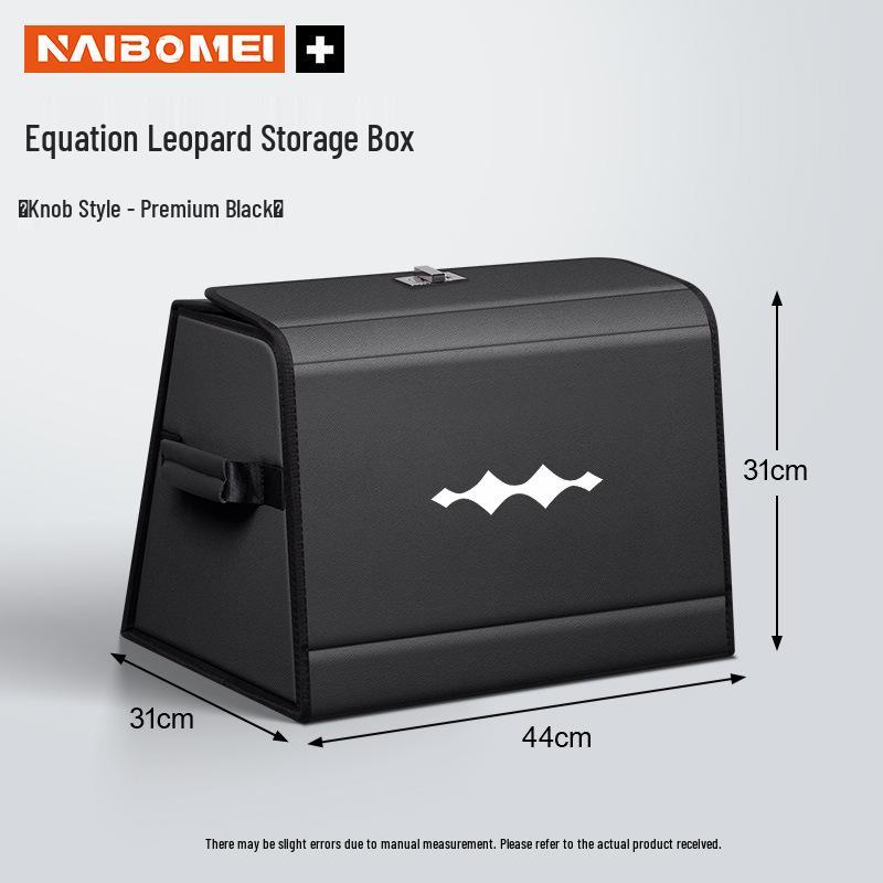 Fangchengbao Titanium Leopard Car Trunk Storage Box