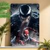 1 шт. Жестяная табличка Marvel Spider-Man против Venom - "Битва в Темной сети" Ретро Железный Настенный Декор, Подходит для Дома, Офиса, Бара, Кафе и Мор