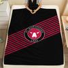 FC Midtjylland logo FlAannel Blanket, High quality Comfortable for All Seasons, Home Decor, Warmth and Comfort