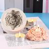 Creative Simple Large Peony Silicone Candle Mold Handmade Aromatherapy Gypsum Soap Resin Epoxy Ice Quick Baking Mould Supplies