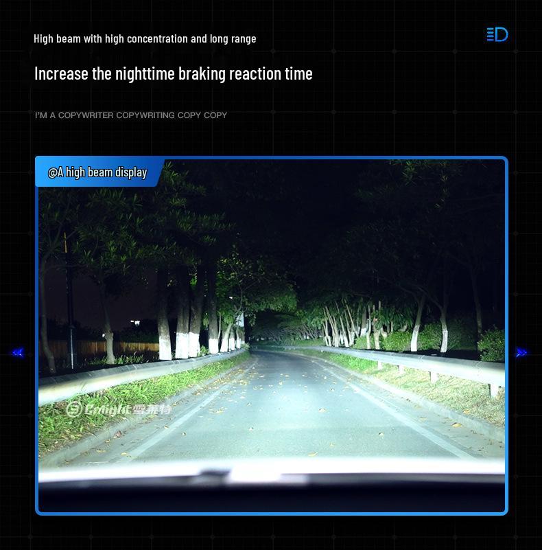 Светодиодная автомобильная фара Shelite G-pro 110 Вт H1H4H7H11 Дальний/Ближний свет