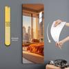 Acrylic Soft Full-Length Dressing Mirror, Cuttable, Self-Adhesive, Wall-Mounted for Dormitory or Wardrobe