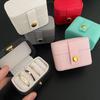 Мини-коробка для колец для хранения украшений - Портативный держатель для серег-гвоздиков и серег