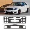 Накладка на панель навигации центральной консоли из углеродного волокна для Mercedes Benz C Class W204 2005 2012